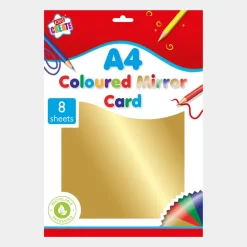 New A4 8 Sheets of Mirror Cards Arts & Crafts