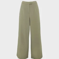 Best Another Sunday Khaki Wide Leg Trouser Women Trousers