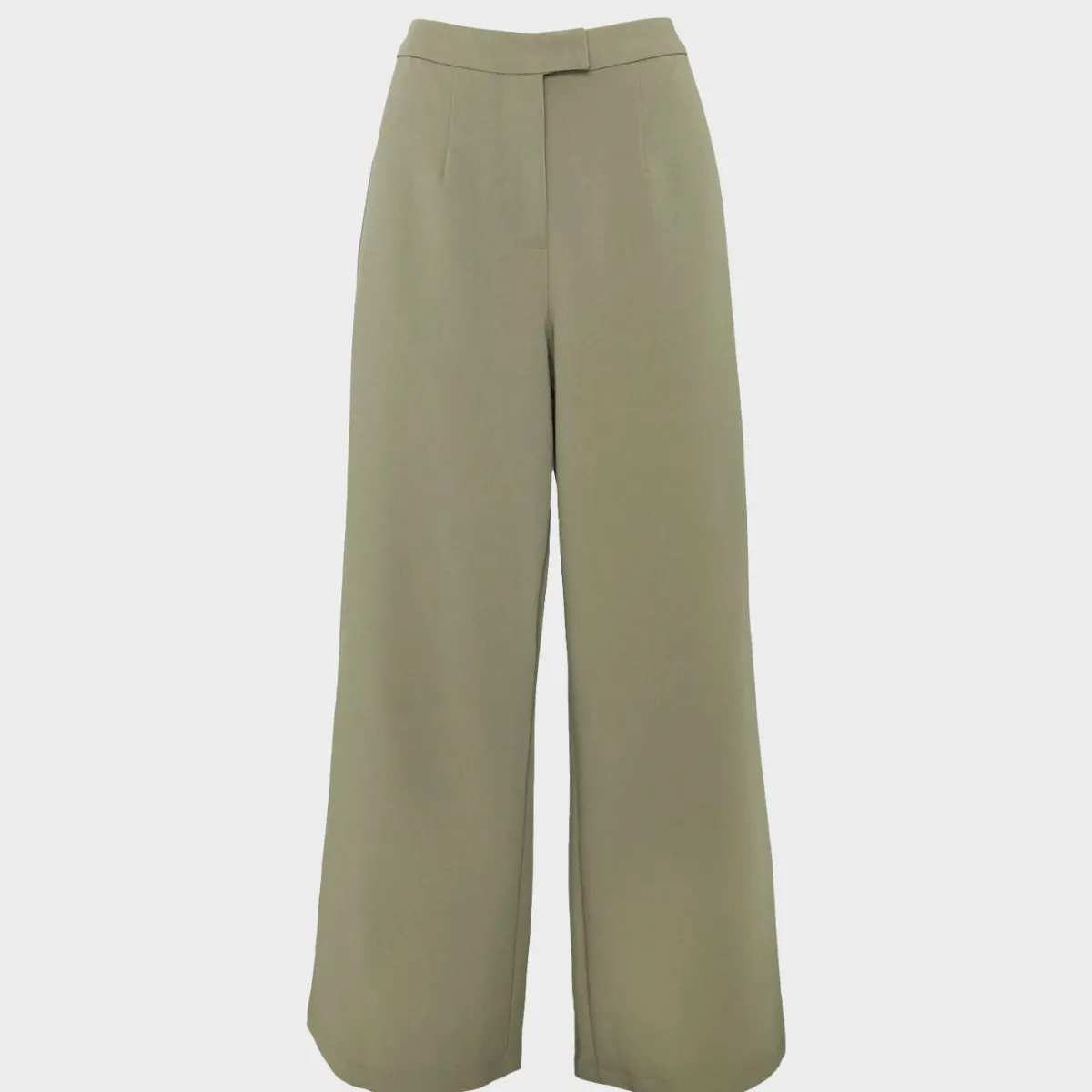 Best Another Sunday Khaki Wide Leg Trouser Women Trousers