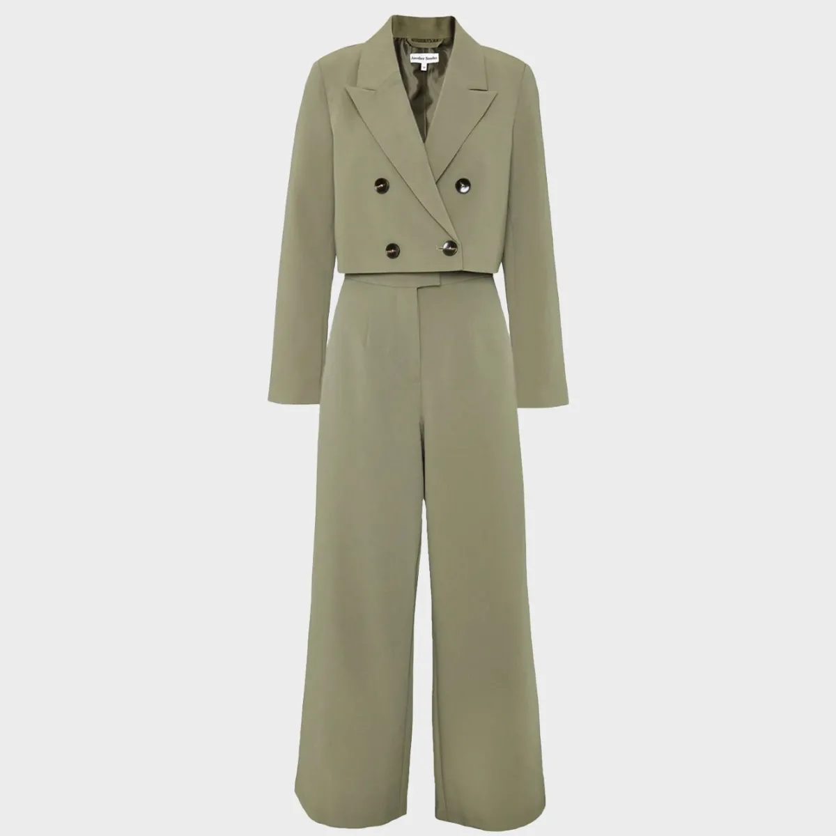 Best Another Sunday Khaki Wide Leg Trouser Women Trousers