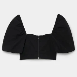 Discount Another Sunday Puff Sleeve Corset Top Women Tops