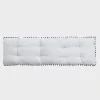 Hot Bench Cushion With Pom Poms 30x 110cm Pillows