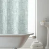Clearance Boho Waves Shower Curtain Curtains
