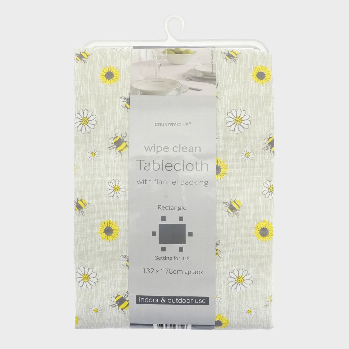 Best Busy Bee Table Cloth 132x1178cm Tablecloths & Mats