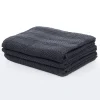 Online 100% Cotton Charcoal Zig Zag Sheets Towels