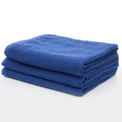 Online 100% Cotton Royal Zig Zag Sheets Towels