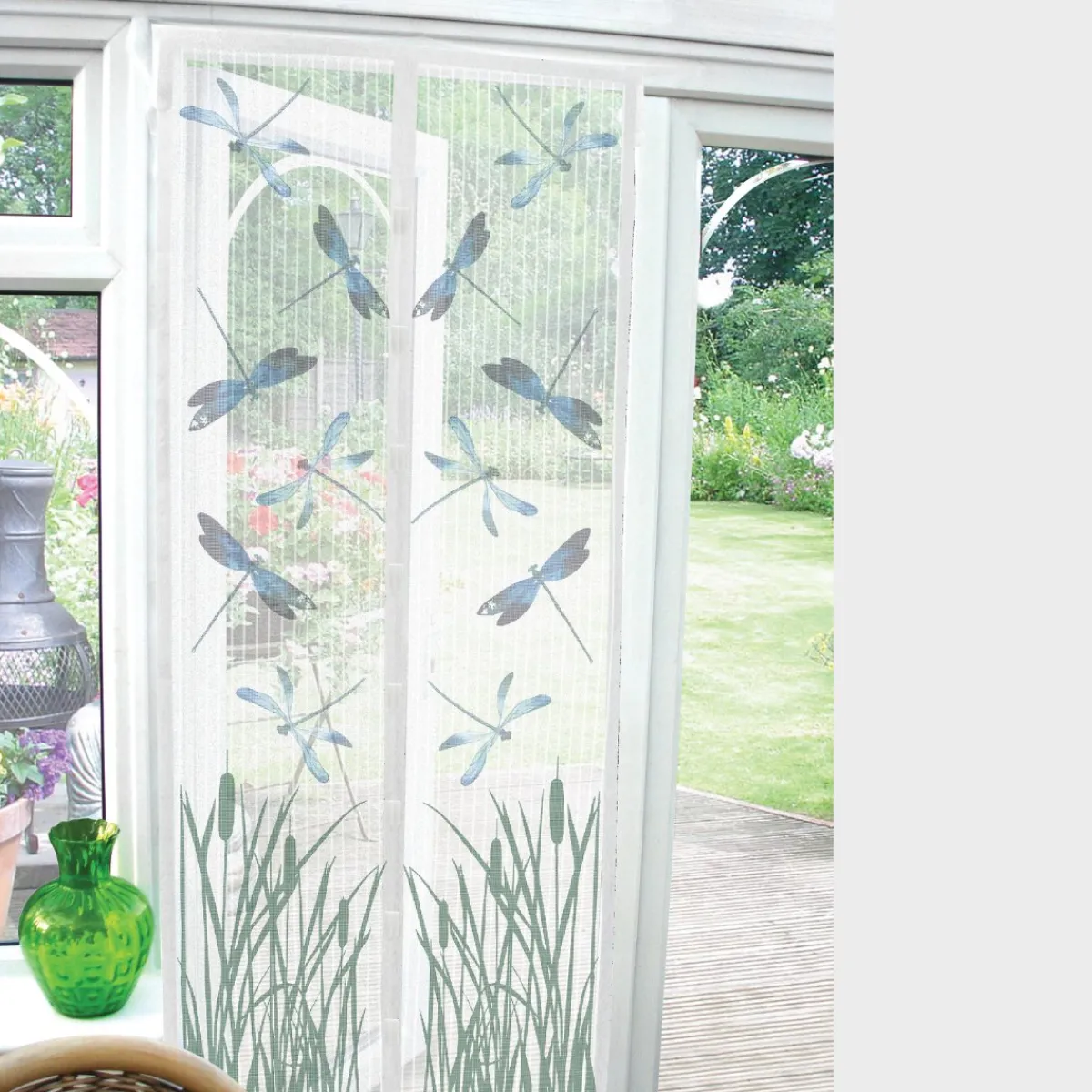 Hot Dragonfly Magnetic Door Curtain Curtains