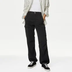 Outlet Ex Store Ladies Lyocell Rich Cargo Trousers Women Trousers