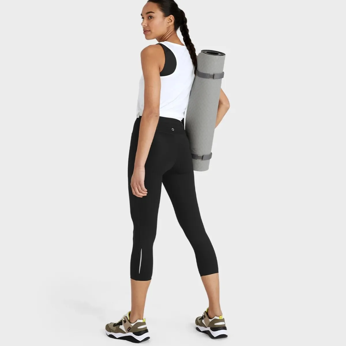 Fashion Ex Store Ladies Go Train Cropped Gym Leggings Women Activewear | Joggers & Leggings