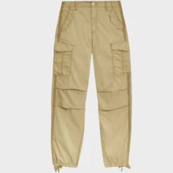 Clearance Ex Store Ladies Stone Lyocell Rich Cargo Trousers Women Trousers