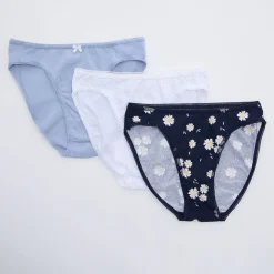 Outlet Ex Store 3Pk High Leg Briefs Women Underwear