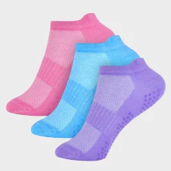 New Girls 3pk Trainer Socks Kids Socks