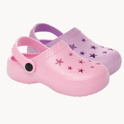 Online Girls Purple Glitter Clogs Kids Footwear