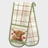 New Highland Cow Double Oven Glove Oven Mitts