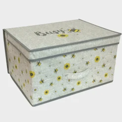 Fashion Jumbo Storage Chest Bees 45X35X25cm Storage