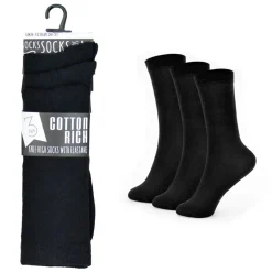 Hot Kids 3 Pack Black Knee High Socks Kids Socks
