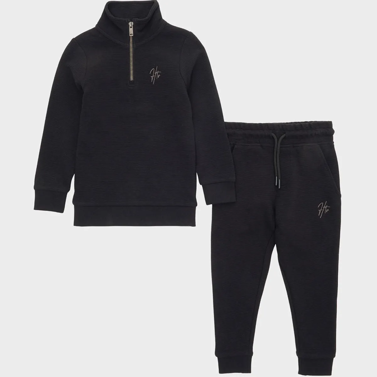 Fashion Kids Zipper and Jogger Set Kids Joggers & Leggings | Hoodies & Sweatshirts