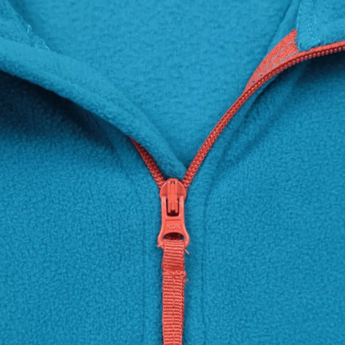 Hot Kids Blue Plain Half Zip Hooded Fleece Kids Hoodies & Sweatshirts