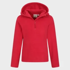 Sale Kids Plain Half Zip Hooded Fleece Kids Hoodies & Sweatshirts
