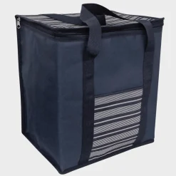 Clearance 28L Nautical Stripe Jumbo Cooler Bag Storage