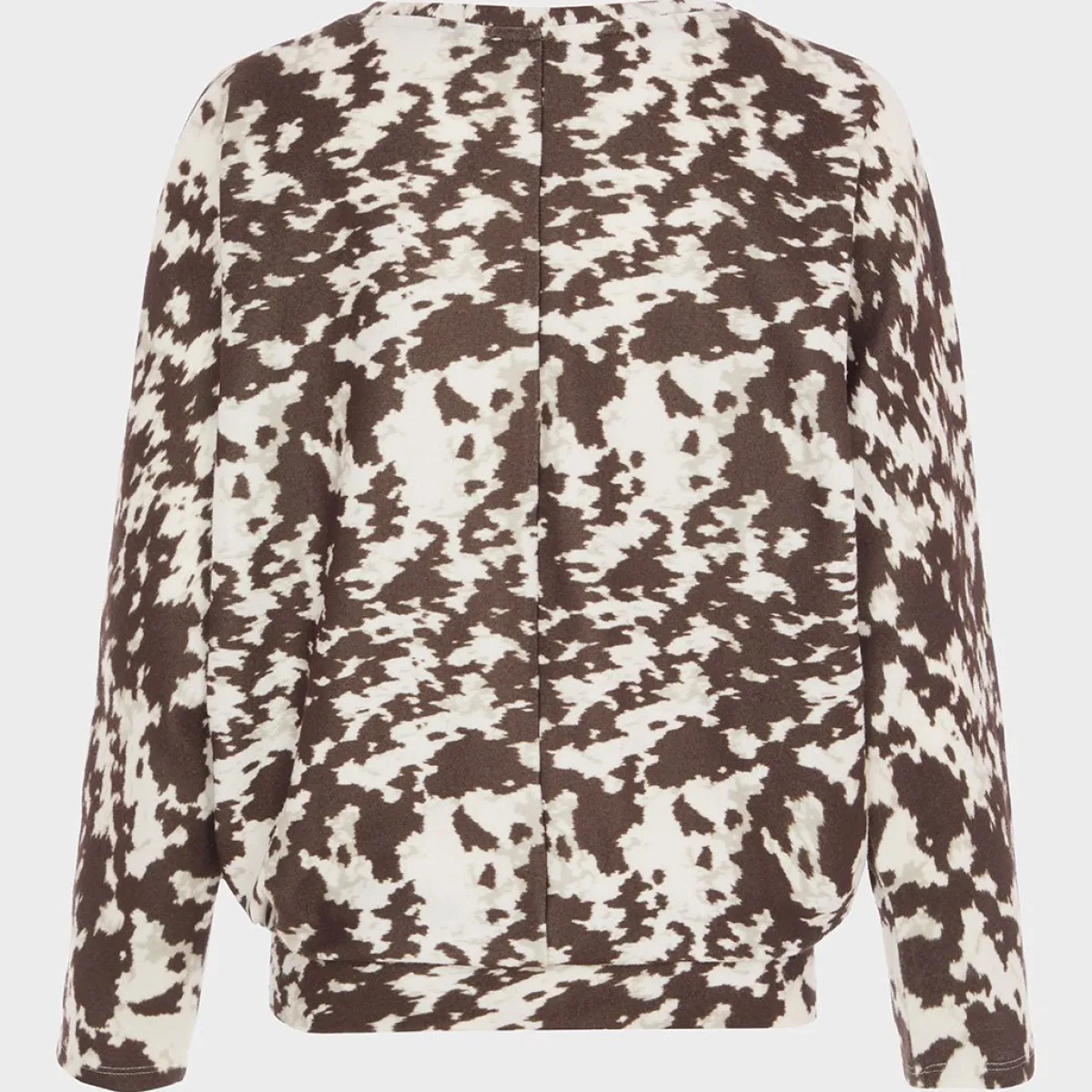 Fashion Ladies Abstract Batwing Top Women Tops