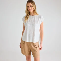 Outlet Ladies Plisse Shorts Women Plissé | Plissé