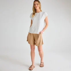Outlet Ladies Plisse Shorts Women Plissé | Plissé