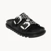 Outlet Ladies Double Buckle Slider Women Footwear