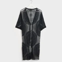 New Ladies Geo Detail Kimono Women Kimono | Shirts & Blouses