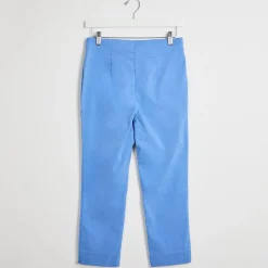 Fashion Ladies Blue Bengaline Trousers Women Trousers | Bengaline