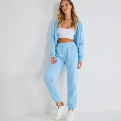 Outlet Ladies Blue Zip Jacket Women Leisurewear