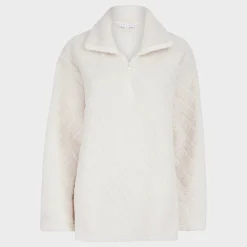 Hot Ladies Borg 1/4 Zip Women Knitwear | Knitwear