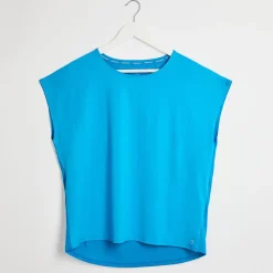 Online Ladies Bright Blue Gym Top Women Leisurewear | Tops