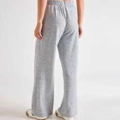New Ladies Brushed Marl Joggers Women Joggers & Leggings