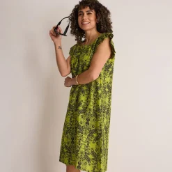 Online Ladies Button Back Printed Dress Women Dresses | Dresses
