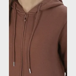 New Ladies Chocolate Zip Hoodie Women Hoodies & Sweatshirts