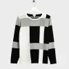 Hot Ladies Colour Block Jumper Women Knitwear | Knitwear