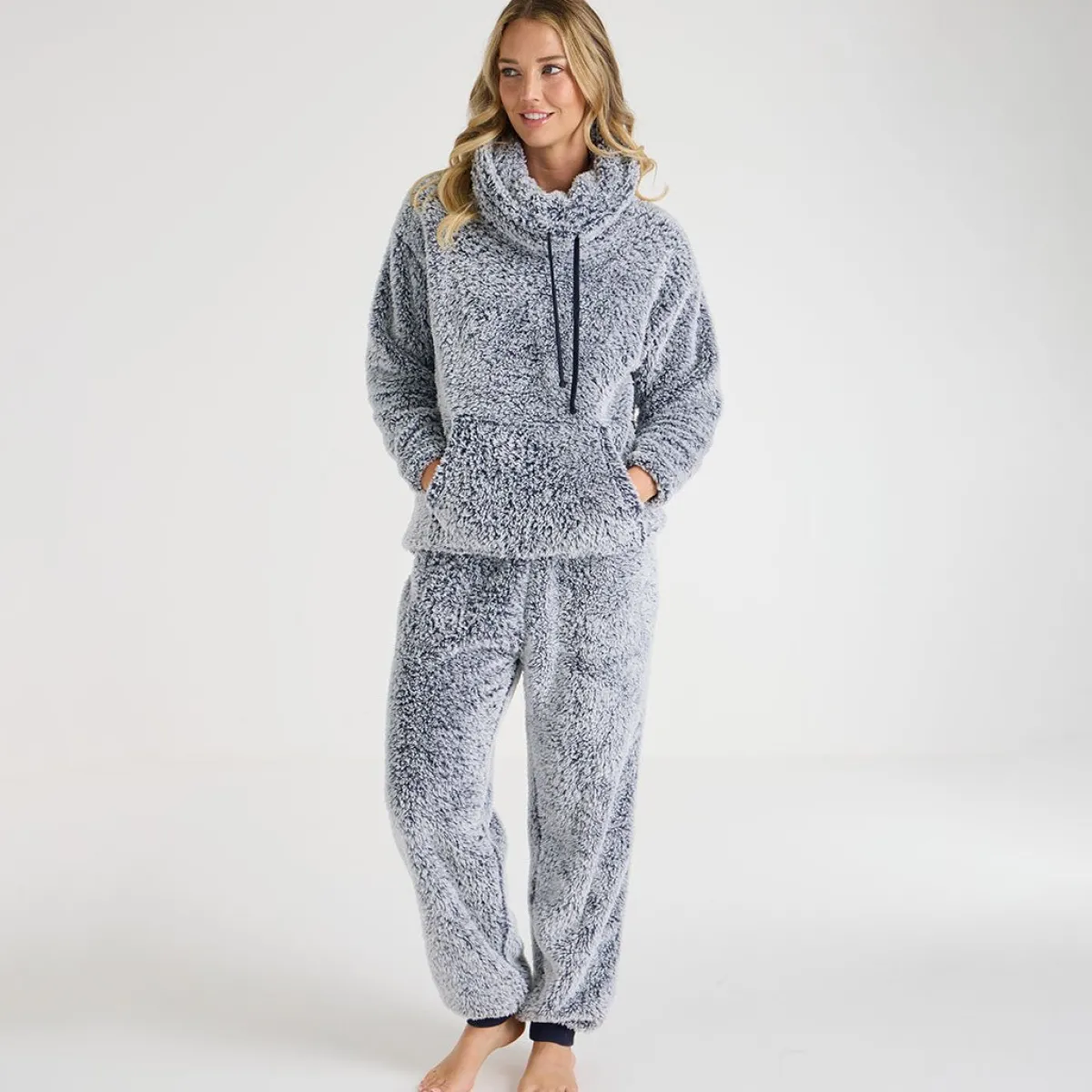 Outlet Ladies Cowl Neck Fleece Women Hoodies & Sweatshirts