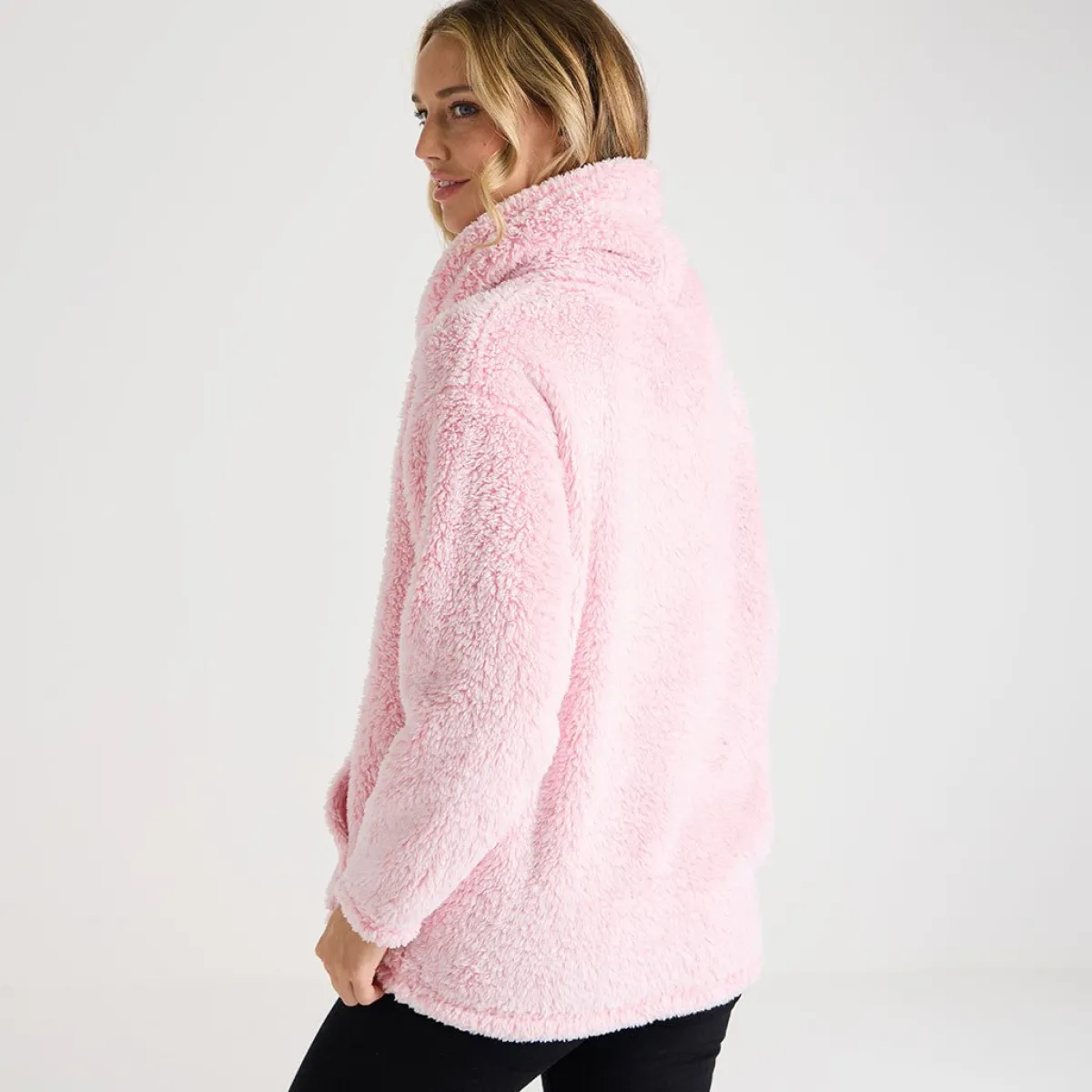 Sale Ladies Cowl Neck Fleece Women Hoodies & Sweatshirts