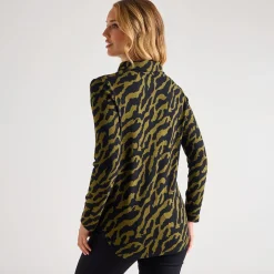 Online Ladies Cowl Neck Scoop Top Women Tops