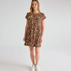 Fashion Ladies Crew Neck Dress Women Dresses | Dresses