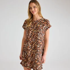 Fashion Ladies Crew Neck Dress Women Dresses | Dresses