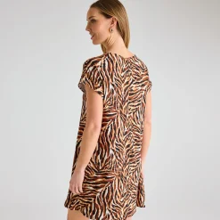 Fashion Ladies Crew Neck Dress Women Dresses | Dresses