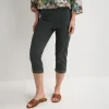 Best Ladies Dark Khaki 3/4 Combat Trouser Women Trousers