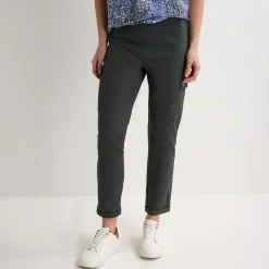 Clearance Ladies Dark Khaki Bengaline Combat Trouser Women Trousers | Bengaline