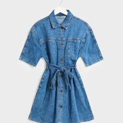 New Ladies Denim Dress Women Dresses | Dresses