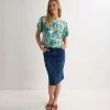 Sale Ladies Denim Midi Skirt Women Joggers & Leggings | Jeans