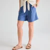Clearance Ladies Denim Plisse Shorts Women Plissé | Plissé