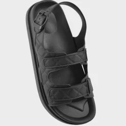 Fashion Ladies Double Strap Look With Back Strap Sandal Women Footwear