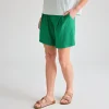 New Ladies Emerald Plisse Shorts Women Plissé | Plissé